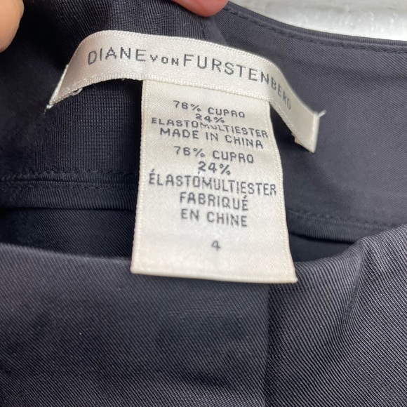 Diane Von Furstenberg black rayon jogger pant - Picture 2 of 5